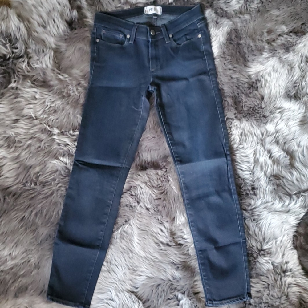 PAIGE Stretchy Skinny Ankle Jeans